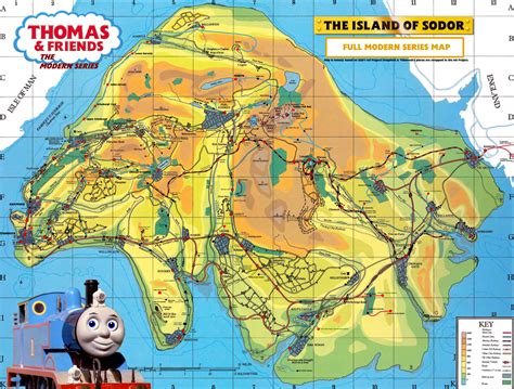 thomas sodor|thomas sodor map.